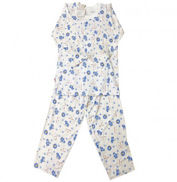 Bộ sơ sinh dài tay IQ Baby (in hình gấu con)