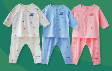 Bộ quần áo sơ sinh cài giữa Lotus Uala UR2212