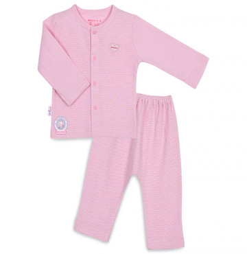 Bộ sơ sinh sọc cài giữa Hello BB 1235 (nhiều màu)