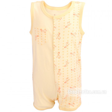 Body sơ sinh Lullaby liền quần cộc cho bé trai