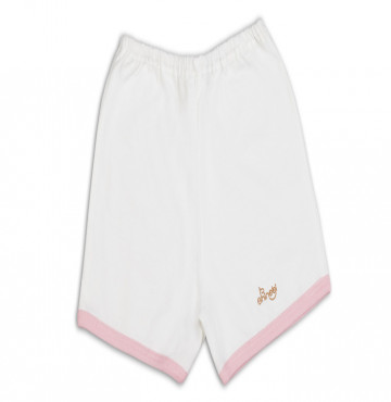 Quần cộc sơ sinh Shinobi (trắng viền hồng)