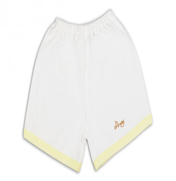 Quần cộc sơ sinh Shinobi (trắng viền vàng)