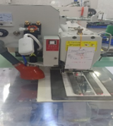 máy mổ túi laser, bổ áo cổ trụ polo