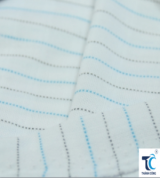 Vải interlock sọc chỉ màu 02