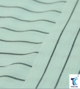 Vải interlock sọc chỉ màu 03