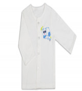 Áo sơ sinh dài tay cổ tròn Shinobi (màu trắng)