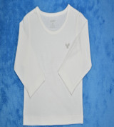 Áo sơ sinh dài tay Minh Anh (Màu trắng)