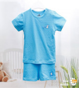 Bộ sơ sinh cộc tay cài vai Modal Uala UR3140