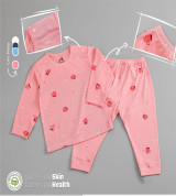 Bộ sơ sinh dài tay cài vai Petit in họa tiết Uala UR3060