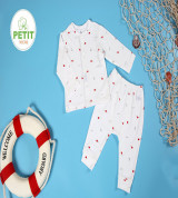 Bộ sơ sinh dài tay cài giữa Petit Moon (0-6M)