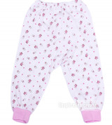 Quần sơ sinh MioMio in hình bình sữa (hồng)