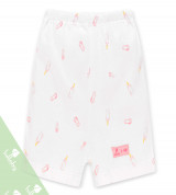 Quần đùi sơ sinh basic in hình bình sữa Lullaby NH04-19 (hồng)