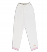 Quần dài sơ sinh mặc bỉm Shinobi (trắng viền hồng)