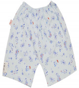 Quần đùi sơ sinh IQ Baby Ani (trắng xanh)