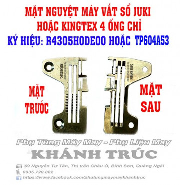 TP604A53 hoặc R4305HODE00 Mặt nguyệt máy Vắt sổ công nghiệp Juki hoặc Kingtex 4 ống