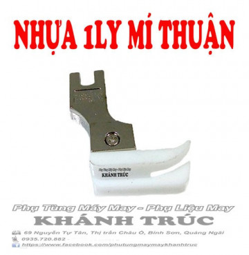Chân vịt mí nhựa 1ly máy may (khâu) công nghiệp 1kim