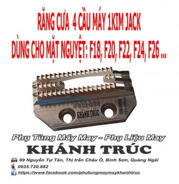Răng cưa 4 cầu tốt máy JACK điện tử máy may công nghiệp 1kim