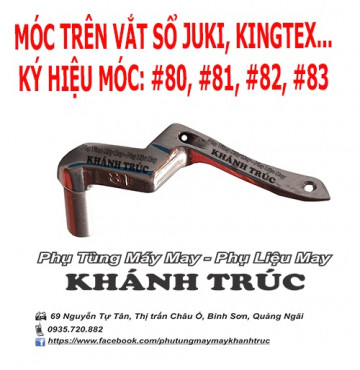 Móc trên máy vắt sổ công nghiệp JUKI MO2500 HOẶC KINGTEX