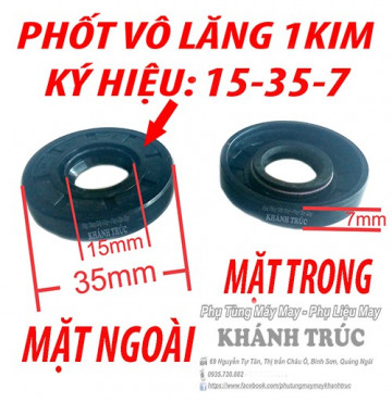 Phốt dầu Bu lăng 7-15-35 máy may công nghiệp 1kim