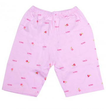 Quần lửng sơ sinh bé gái IQ Baby (hồng phấn)