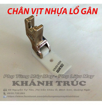 Chân vịt nhựa lỗ gân máy may (khâu) công nghiệp 1kim