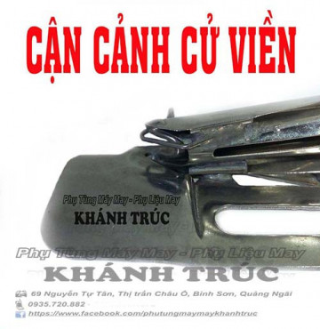 Cử viền 2 mép dây vào 40ly ra 12ly máy may công nghiệp