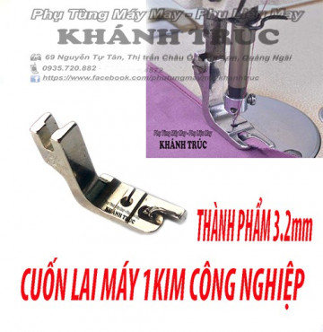 Chân vịt cuốn lai 3.2mm loại tốt Q.X.YUN máy may 1kim công nghiệp