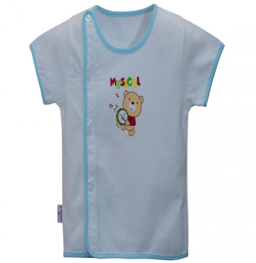 Áo sơ sinh bác sỹ tay ngắn Hello B&B (màu trắng)