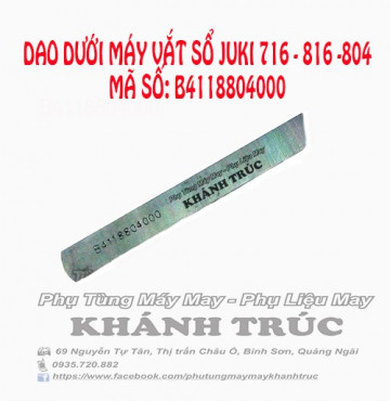 Dao dưới máy vắt sổ Juki 716 + 816 máy may (khâu) công nghiệp