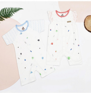 Body sơ sinh cộc tay in họa tiết Uala UR3527