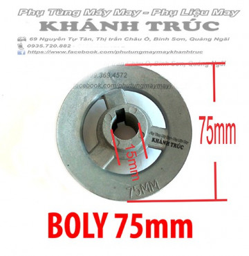 Boly 75mm mô tơ máy may công nghiệp