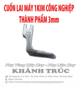 [3mm] Chân vịt cuốn lai thành phẩm 3mm máy may công nghiệp 1kim
