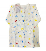 Áo sơ sinh tay dài Melange IQ Baby (Sóc con)