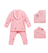 Bộ QA sơ sinh dài tay Modal họa tiết Uala UR3603