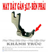 Chân vịt may dây gân 3ly bên phải máy may công nghiệp 1kim