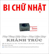 Bi chữ nhật mỏng máy may công nghiệp 1kim