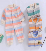 Body liền nỉ kẻ sọc ngang sơ sinh