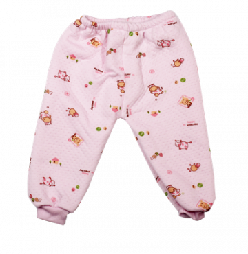 Quần bông xốp sơ sinh in hình HT (3M+)