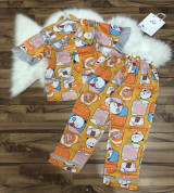 bỏ buôn set bộ tiểu thư quần dài vải satin