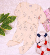Bộ quần áo nỉ sơ sinh dài tay in hình 8015 (3-18M)