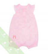 Body romper xô Lullaby bé gái sơ sinh (hồng nhạt)