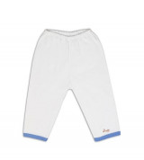 Quần dài sơ sinh mặc bỉm Shinobi (trắng viền xanh)