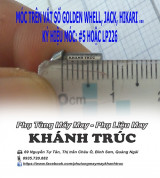 Móc trên máy vắt sổ công nghiệp GOLDEN WHEEL, HIKARI, JACK