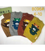 Áo gile len sơ sinh hinh gấu Kute 8110, 0896 (2-6T)