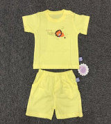Bộ quần áo sơ sinh cộc cài vai Babymommy (3-24M)