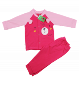 Bộ quần áo sơ sinh TA in hình cúc giữa (6-24M)