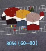 Áo len sơ sinh cài khuy giữa 8054 (3-12M)