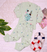 Bộ quần áo sơ sinh dài tay cài vai LABA (0-6M)