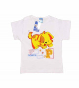 Áo sơ sinh cộc tay cài vai Baby Mommy ALN0019 in hình (màu trắng)