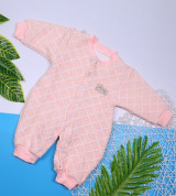Body sơ sinh liền nỉ dài tay 7038 (3-18M)